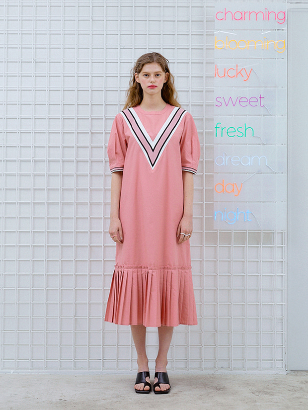 20SS capsule LUCKY dress_PINK