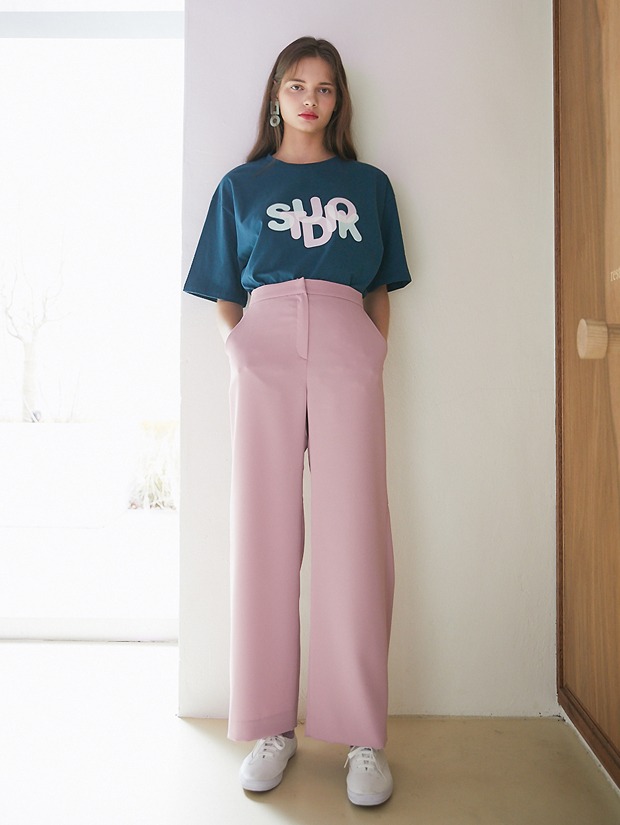 20SS 1ST BACK TUCK PANTS PINK